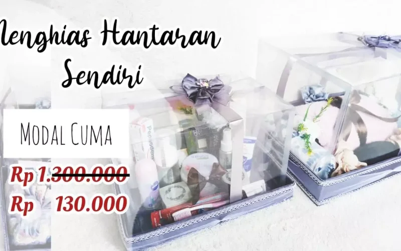 Cara Menghias Seserahan Sendiri