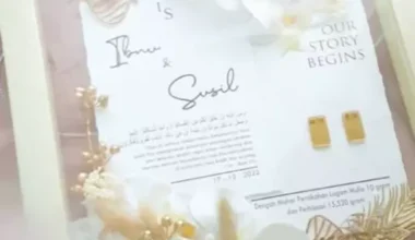 Frame Mahar Mimosa di Jakarta by The Happy Package