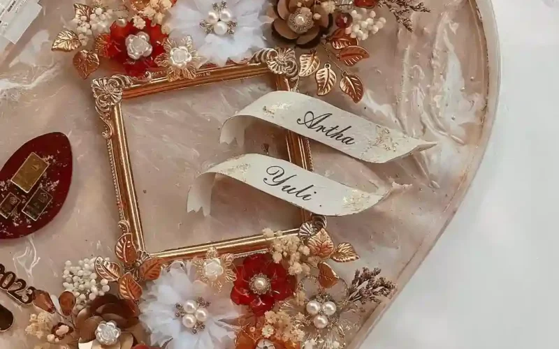 Cantiknya Frame Mahar Pernikahan by Fioreplum