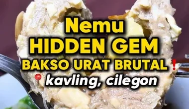 Hidden Gem! Bakso Urat Brutal di Cilegon by Frikodachi